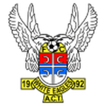 Escudo do Canberra White Eagles